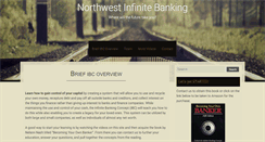 Desktop Screenshot of northwestinfinitebanking.com